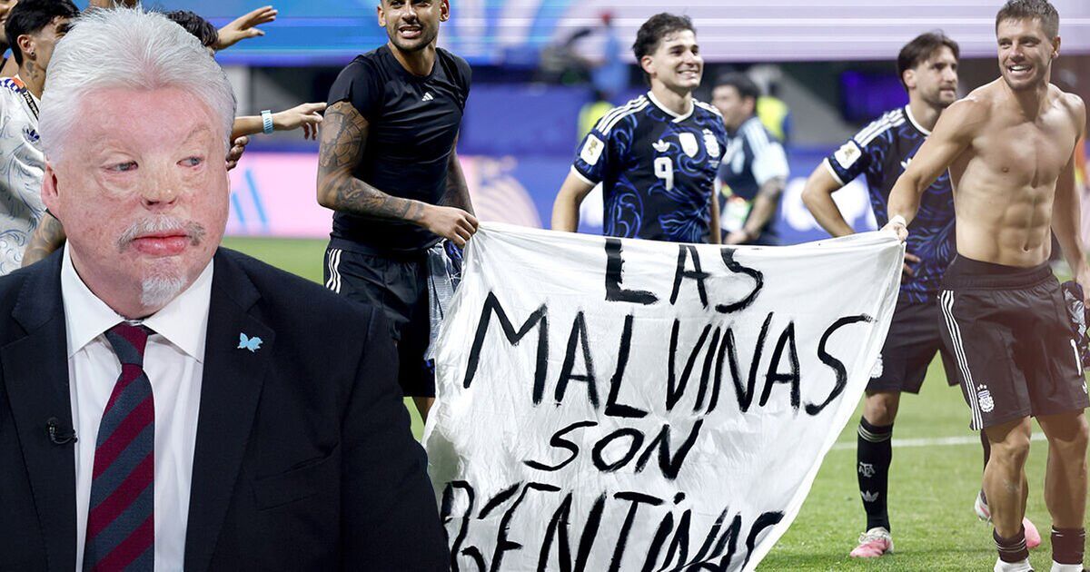 Argentina’s ‘childish’ banner stunt sullied a great victory, says Falklands veteran | World | News